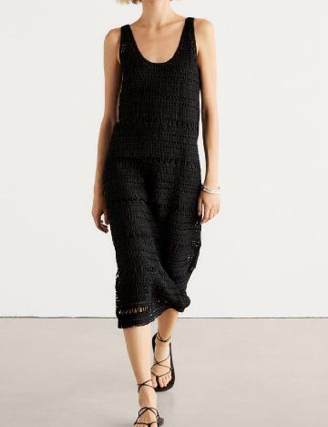Rochie medie Massimo Dutti, negru