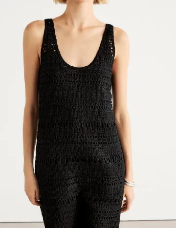 Rochie medie Massimo Dutti, negru Negru