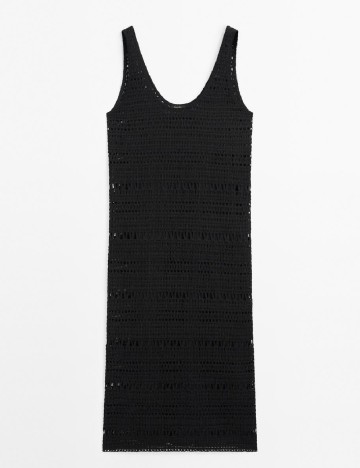Rochie medie Massimo Dutti, negru