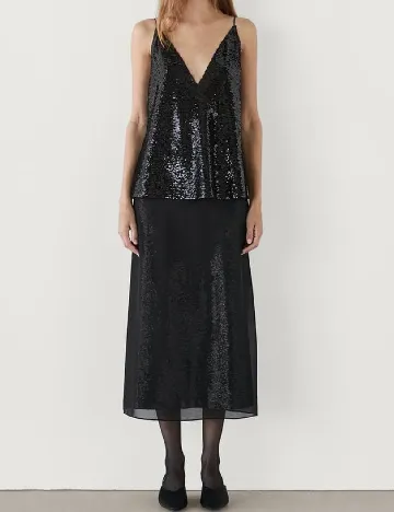 Maiou Massimo Dutti, negru Negru