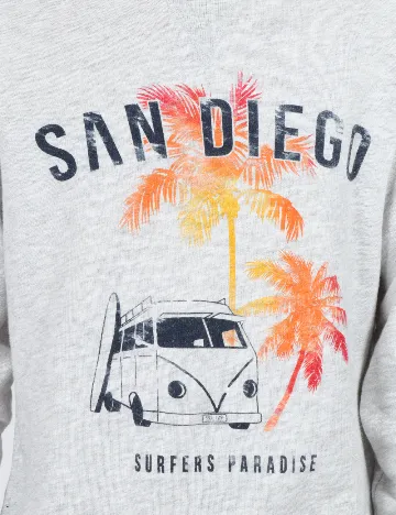 Bluza Bershka, gri Gri