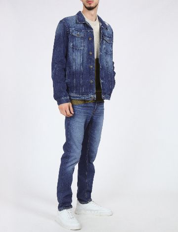 Jacheta Bershka, albastru