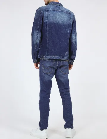 Jacheta Bershka, albastru Albastru