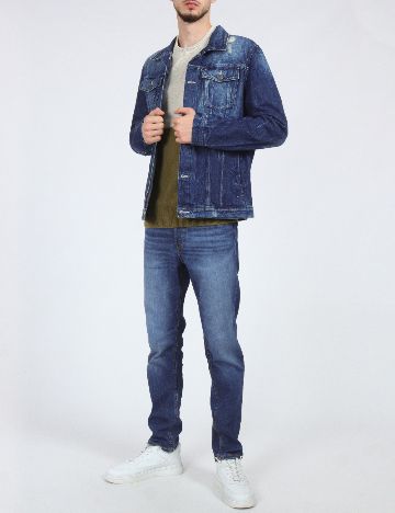 Jacheta Bershka, albastru