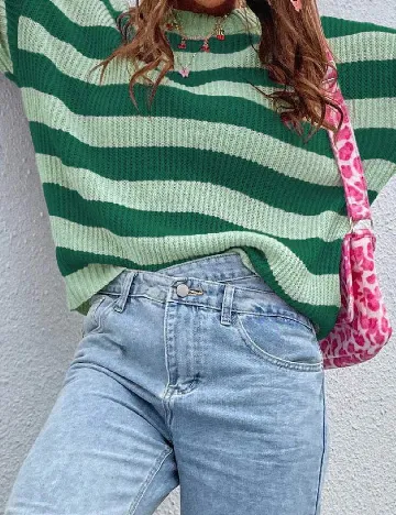 Pulover SHEIN, verde Verde