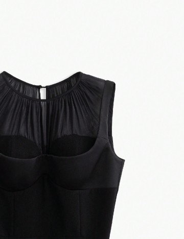 Rochie medie MOTF, negru
