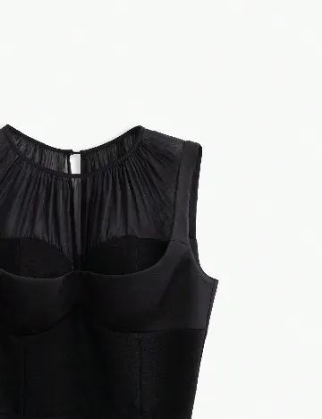 Rochie medie MOTF, negru Negru