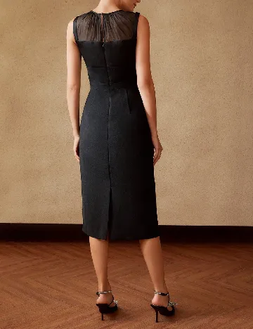 Rochie medie MOTF, negru Negru