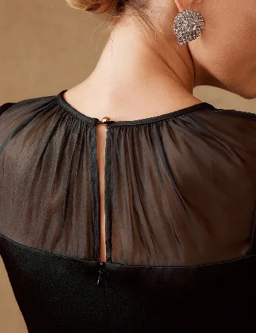 Rochie medie MOTF, negru Negru