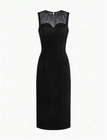 Rochie medie MOTF, negru