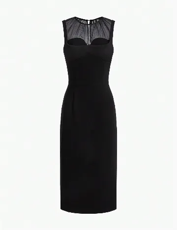 Rochie medie MOTF, negru Negru