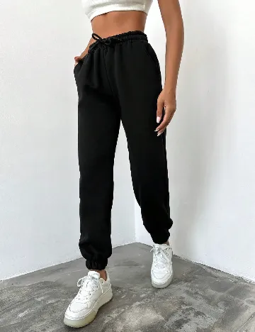 Pantaloni SHEIN, negru Negru