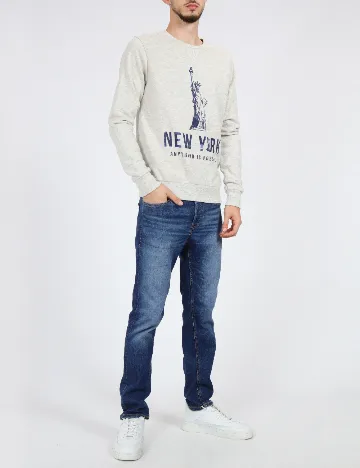 Bluza Bershka, gri Gri