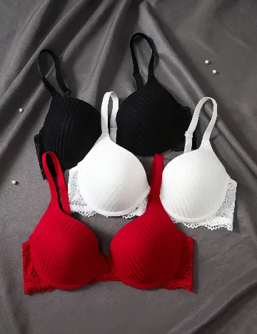 Set sutiene 3 bucati SHEIN, mix culori Mix culori
