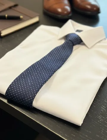 Cravata Massimo Dutti, bleumarin/alb Albastru