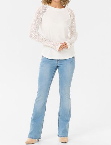 Bluza Cream, alb