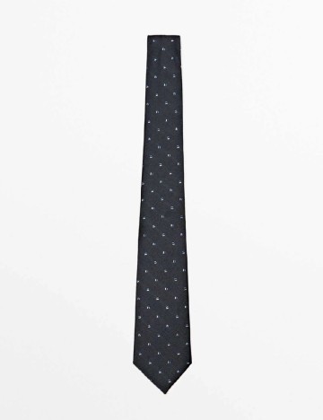 Cravata Massimo Dutti, bleumarin