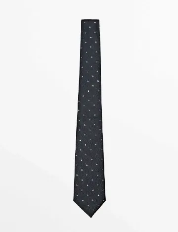 Cravata Massimo Dutti, bleumarin Albastru
