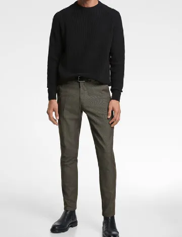 Pantaloni Zra, verde Verde