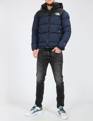Geaca The North Face, bleumarin/negru Albastru
