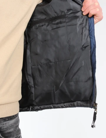 Geaca The North Face, bleumarin/negru Albastru