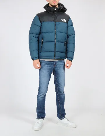 Geaca The North Face, albastru/negru Albastru