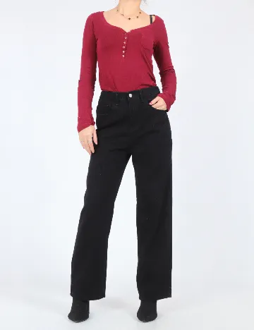 Blugi Shein Kids, negru Negru