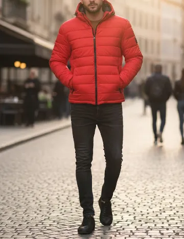 Geaca BOSS, rosu Rosu