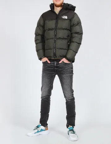 Geaca The North Face, negru/verde Verde