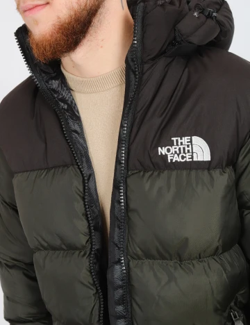 Geaca The North Face, negru/verde Verde