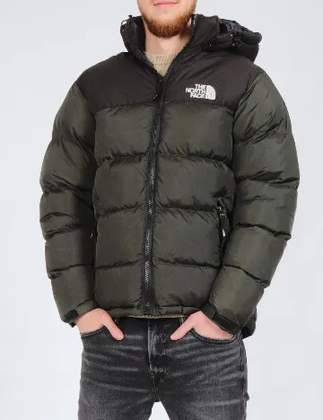 Geaca The North Face, negru/verde Verde