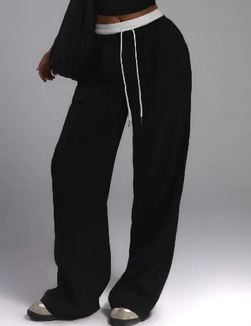 Pantaloni Musera, negru Negru