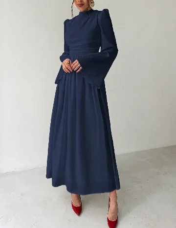 Rochie lunga SHEIN, bleumarin Albastru