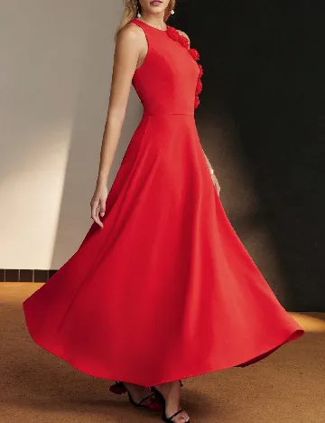 Rochie lunga MOTF, rosu Rosu