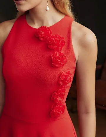 Rochie lunga MOTF, rosu Rosu