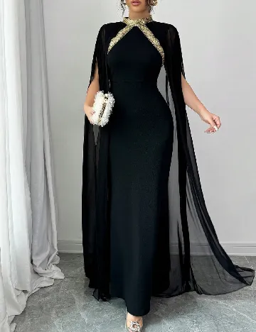 Rochie lunga SHEIN, negru Negru