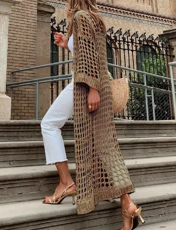Cardigan SHEIN, maro Maro