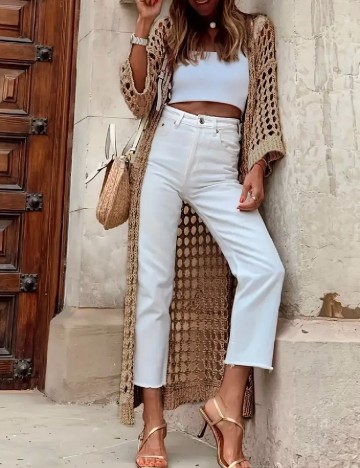 Cardigan SHEIN, maro