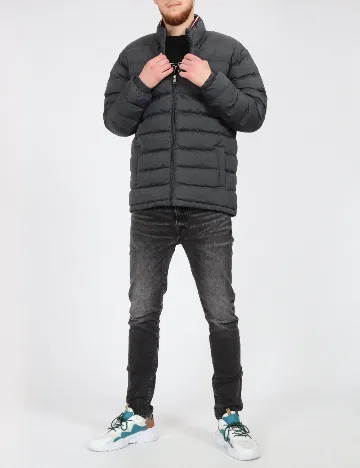 Geaca Tommy Hilfiger, gri inchis Gri