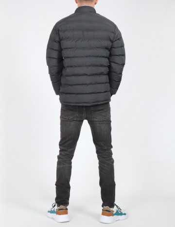 Geaca Tommy Hilfiger, gri inchis