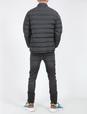 Geaca Tommy Hilfiger, gri inchis Gri