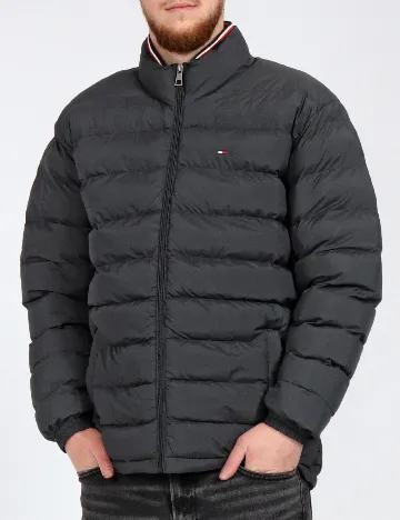 Geaca Tommy Hilfiger, gri inchis Gri