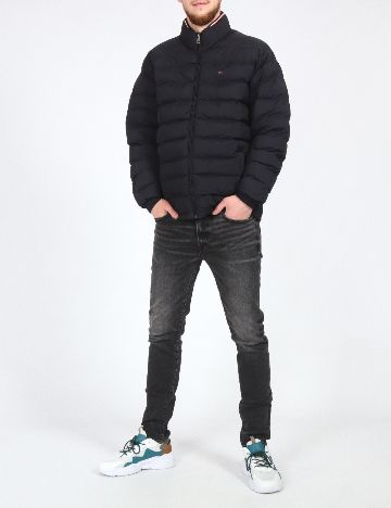 Geaca Tommy Hilfiger, bleumarin inchis