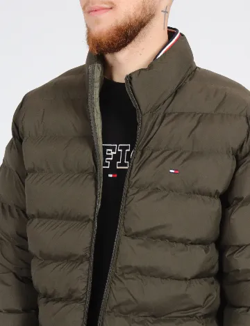 Geaca Tommy Hilfiger, verde Verde