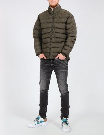 Geaca Tommy Hilfiger, verde