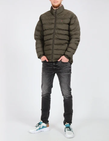 Geaca Tommy Hilfiger, verde Verde