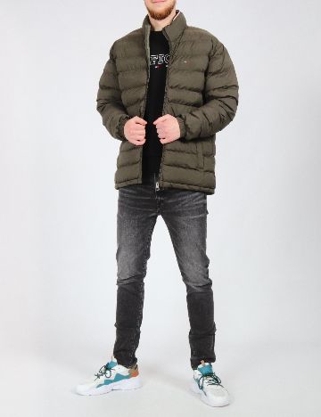 Geaca Tommy Hilfiger, verde