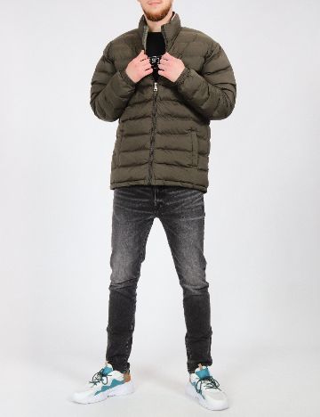 Geaca Tommy Hilfiger, verde