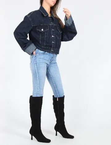 Jacheta SHEIN, albastru Albastru