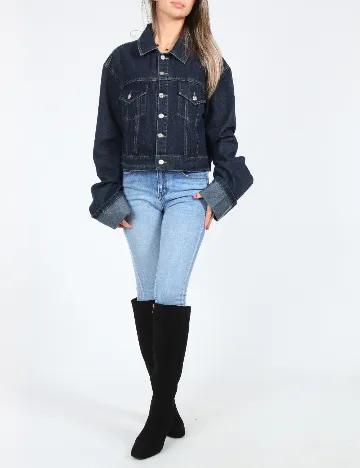 Jacheta SHEIN, albastru Albastru